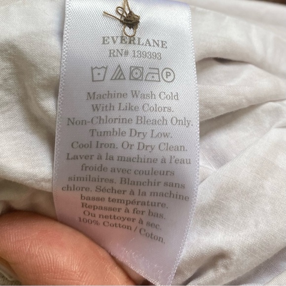 Everlane Gingham Easy Button Front Skirt - Picture 5 of 6